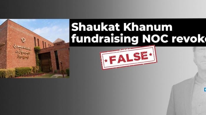 Fact-check: Claim that Shaukat Khanum fundraising NOC was recently revoked is false