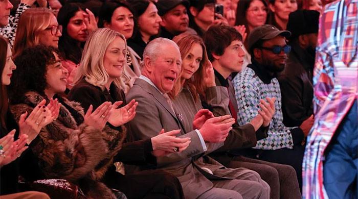 King Charles faces stressful day at London Fashion Week but spirits remain high