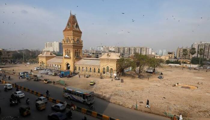 General view of the British era Empress Market building is seen after the removal of surrounding encroachments on the order of Supreme Court in Karachi, Pakistan January 30, 2019. — Reuters