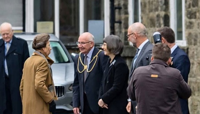 Princess Anne looms large in Yorkshire with visit to historic Moon Mill