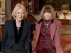Queen Camilla meets Anna Wintour to celebrate British Fashion and arts