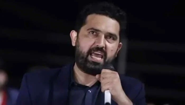 Khyber Pakhtunkhwa Chief Minister Muhammad Sohail Afridi addresses a rally in Mardan on January 24, 2026. — Screengrab via Facebook/@ImMuhammadSohailAfridi