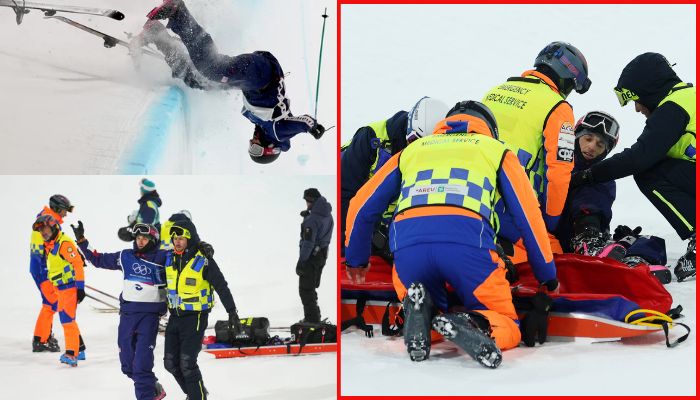 Nick Goepper provides injury update after crashing out of Olympic halfpipe podium