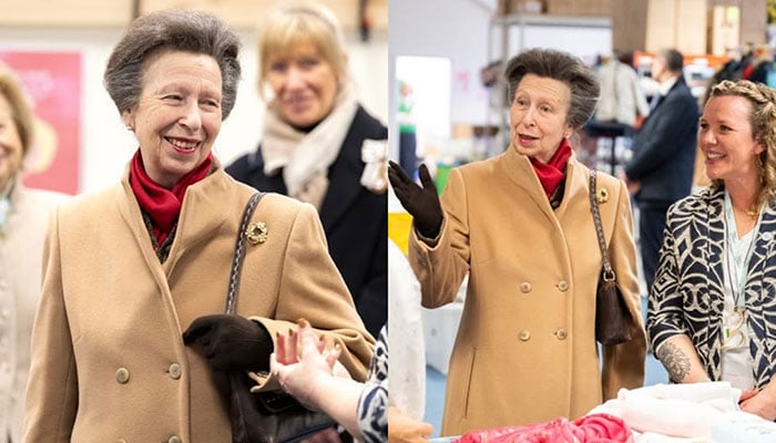 Princess Anne in red lip applauds charity supporting newborns nationwide