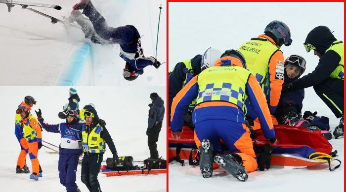 Nick Goepper provides injury update after crashing out of Olympic halfpipe podium