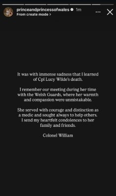 Prince William unveils new title in sad statement mourning key figure