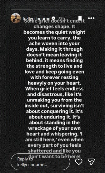 Kelly Osbournes official Instagram account