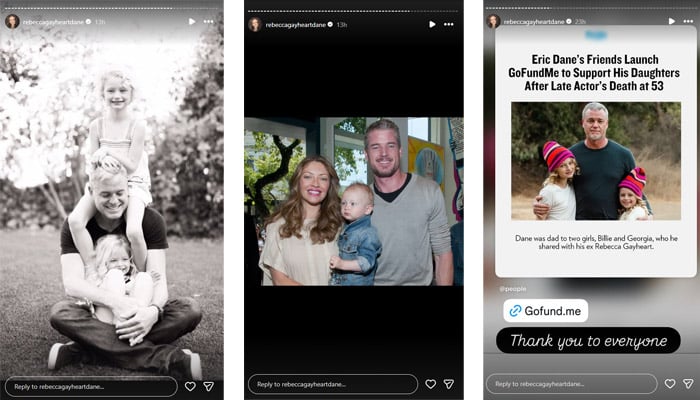Rebecca Gayheart issues first statement after husband Eric Danes death