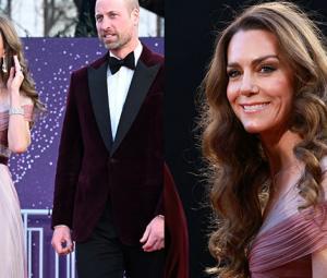 Princess Kate casts rosy spell at the BAFTAs in a shimmery pink 