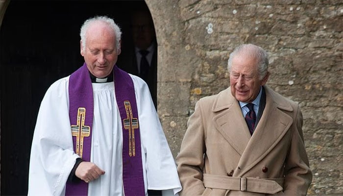 King Charles steps out in beige, but shadows of Andrew follow close behind