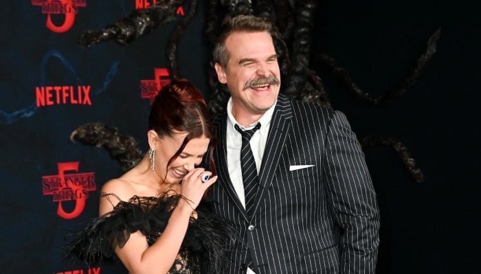 Millie Bobby Brown shockingly celebrates 22nd birthday with David Harbour