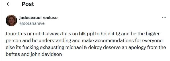 John Davidson faces backlash as netizens push for apology over BAFTA outbursts