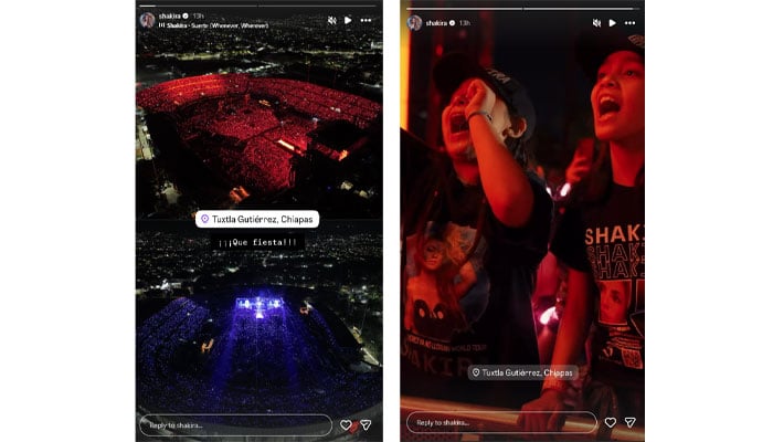 Shakira honours Mexican state in electrifying sold-out concert