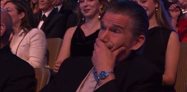 Robert Aramayo BAFTA acceptance speech moves Ethan Hawke to tears