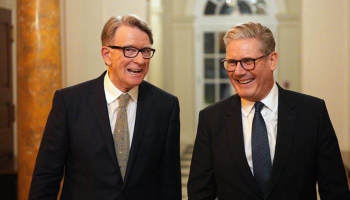 Former UK ambassador to US Peter Mandelson arrested over Epstein ties