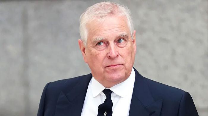 Andrew makes 15 minutes of fame in Paris just days after arrest