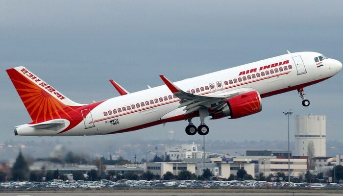 An Air India Airbus A320neo plane takes off in Colomiers near Toulouse, France. — Reuters/File