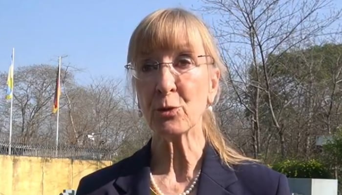 German Ambassador to Pakistan Ina Lepel. — X@GermanyinPAK