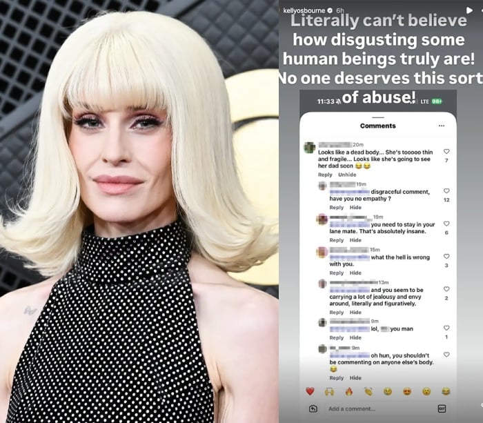 Kelly Osbourne claps back at trollers: Disgusting