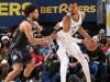 Tempers flare as Spurs battle to victory in hard-fought clash with Pistons