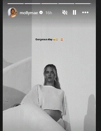 Molly Mae Hagues official Instagram account