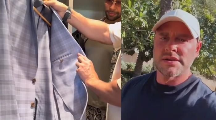 Katie Price's husband Lee Andrews royal wardrobe moment goes viral