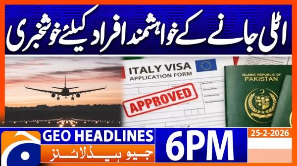 Geo Headlines 6 PM | 25th February 2026