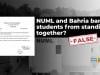 Fact-check: Viral notifications about NUML and Bahria banning students from standing together are fake