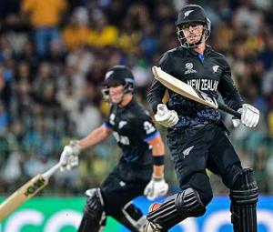 T20 World Cup: Santner, McConchie power New Zealand to 168/7 against Sri Lanka