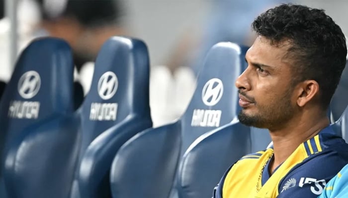 Sri Lanka skipper Dasun Shanaka looks on during T20 World Cup 2026 clash against New Zealand, Colombo, Sri Lanka, February 25, 2026. — AFP