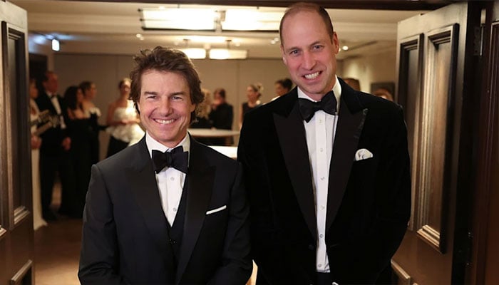 Prince William finds his perfect wingman in Tom Cruise