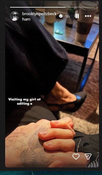 Brooklyn Beckhams official Instagram account