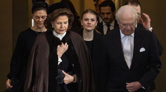 Swedish royal family honours longtime princess in private funeral