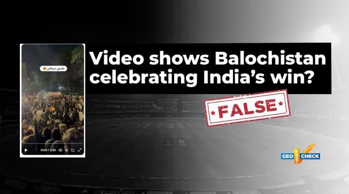 Fact-check: No, this video does not show Balochistan celebrating India's win over Pakistan