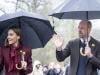 Prince William and Kate's rainy visit finds Aston Villa waiting