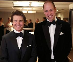 Prince William finds his perfect wingman in Tom Cruise