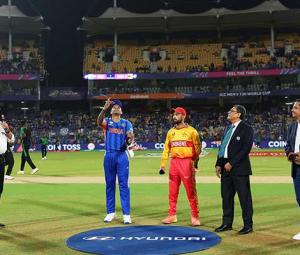 T20 World Cup: Zimbabwe win toss, opt to field first against India
