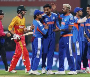 T20 World Cup: India eliminate Zimbabwe to stay alive in semi-final race