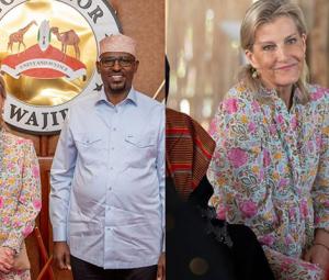 Duchess Sophie holds climate talks with Wajir Governor in her go-to earrings