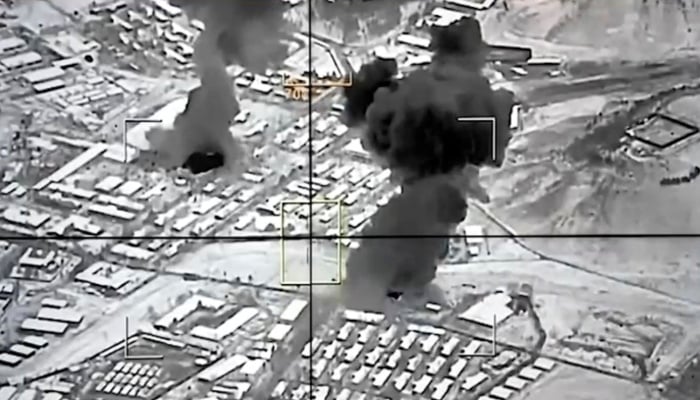 Smoke rises following Pakistans trikes, in Kabul, Afghanistan, in this still image taken from video released on February 27, 2026. — Reuters