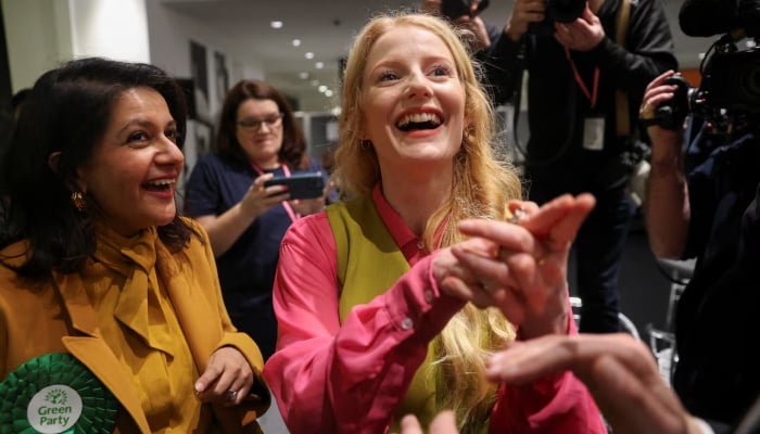 Embarrassing defeat for UK's Starmer as Greens seize Labour stronghold 10 Green Partys candidate Hannah Spencer reacts during vote counting in the Gorton and Denton by-election, triggered by the resignation of Andrew Gwynne, at the Manchester Central Convention Complex in Manchester, Britain, February 27, 2026. — Reuters