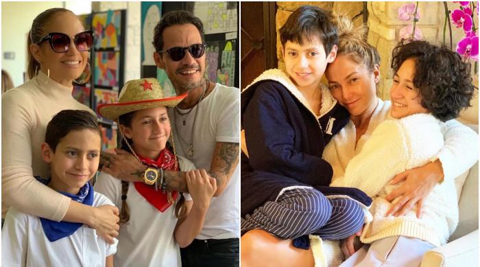 How Marc Anthony shows up as dad to Jennifer Lopez's 'wonder twins'