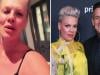 Pink slams 'trash news' she split from her husband: 'Talk about real news'