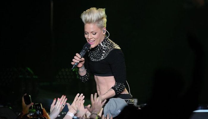 Pink causes buzz as she leaves California amid split rumors from partner