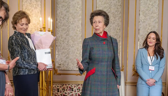 Princess Anne applauds the real heroes
