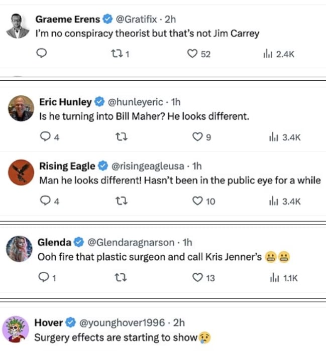 Jim Carreys shocking Paris transformation sparks Kris Jenner rumours