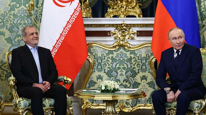 Iran ready for ‘balanced and fair' deal to ensure durable Middle East peace, Pezeshkian tells Putin