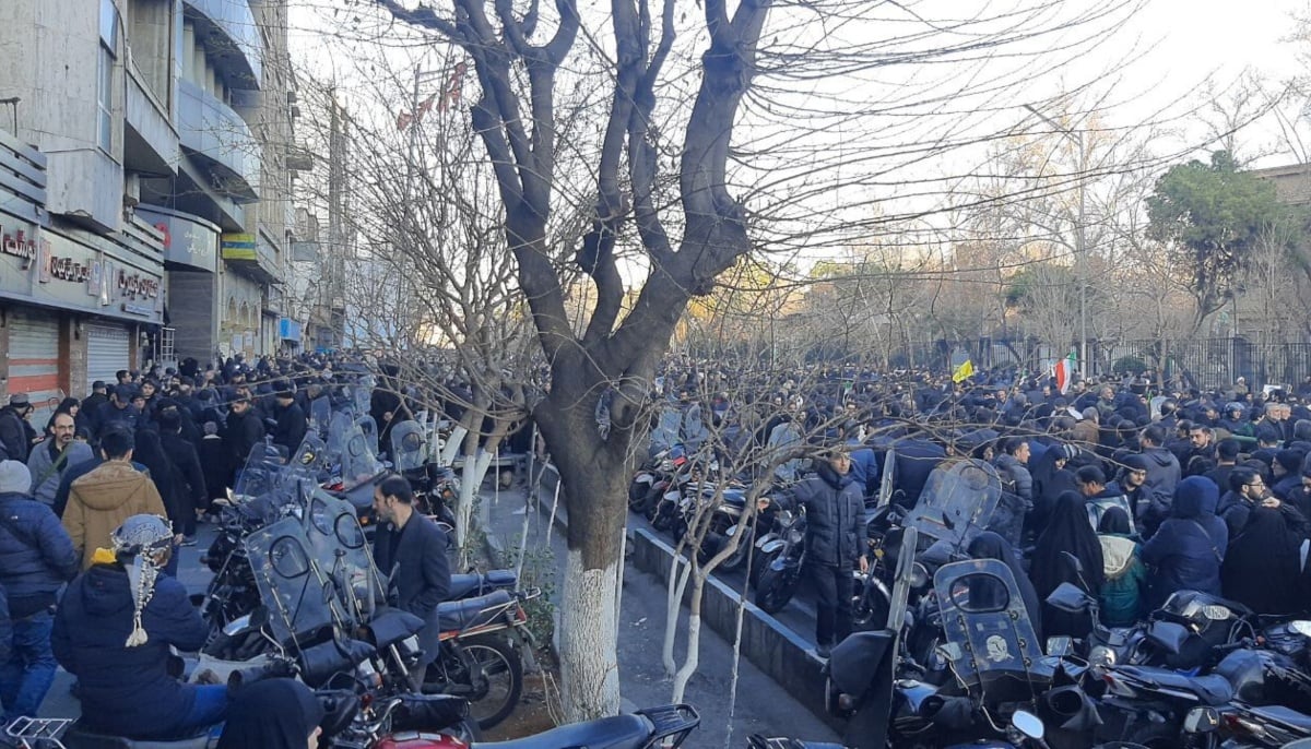 People of Iran in different cities took to the streets early in the morning on March 1, 2026, to mourn the martyrdom of the Leader of the Islamic Revolution Ayatollah Ali Khamenei. — X/@IrnaEnglish