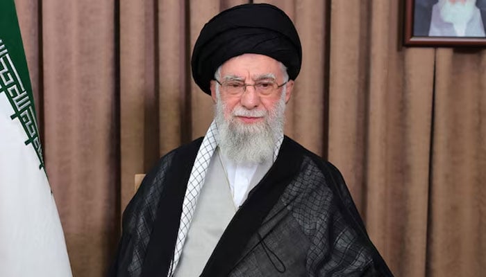Irans late Supreme Leader Ayatollah Ali Khamenei looks on, in a televised message following the Israeli strikes in Tehran, Iran, June 13, 2025. — Reuters