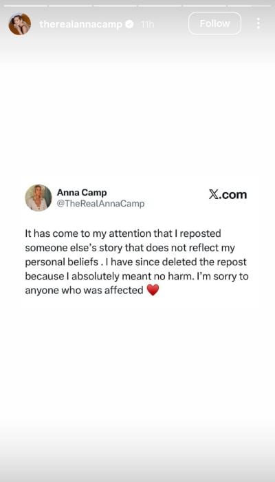 Scream 7 star Anna Camp deletes shady post about Melissa Barrera’s firing